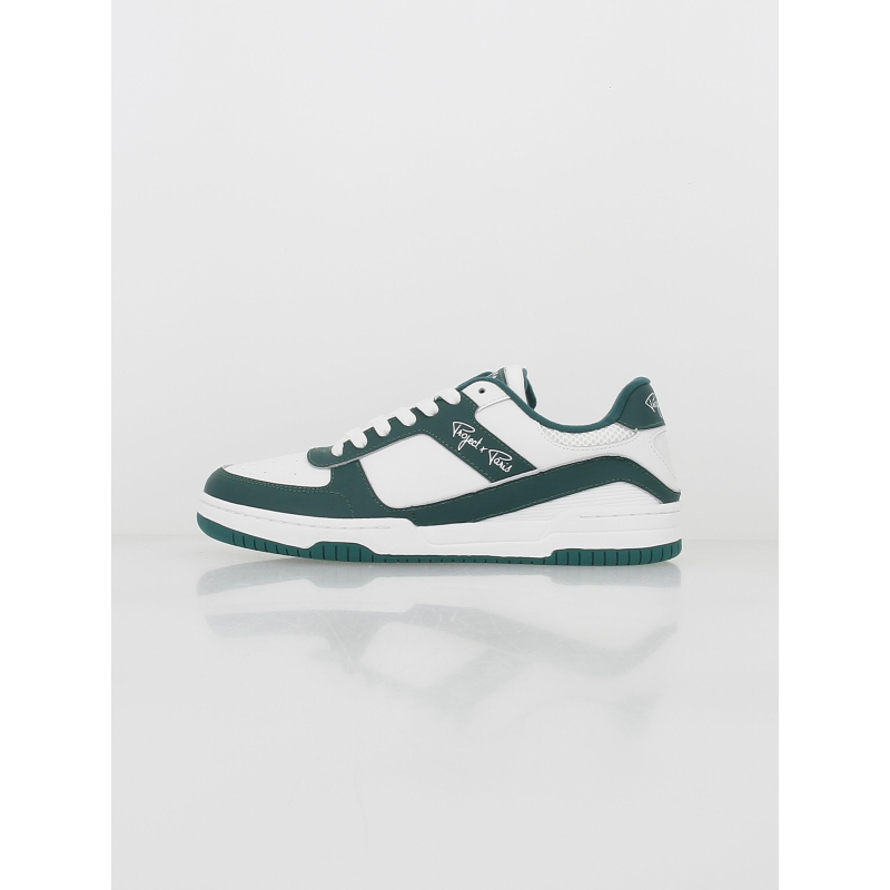 Baskets trainer bicolore vert blanc - Projects X Paris