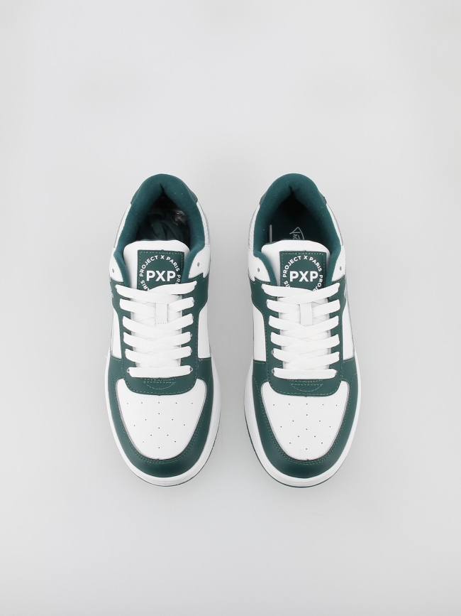 Baskets trainer bicolore vert blanc - Projects X Paris