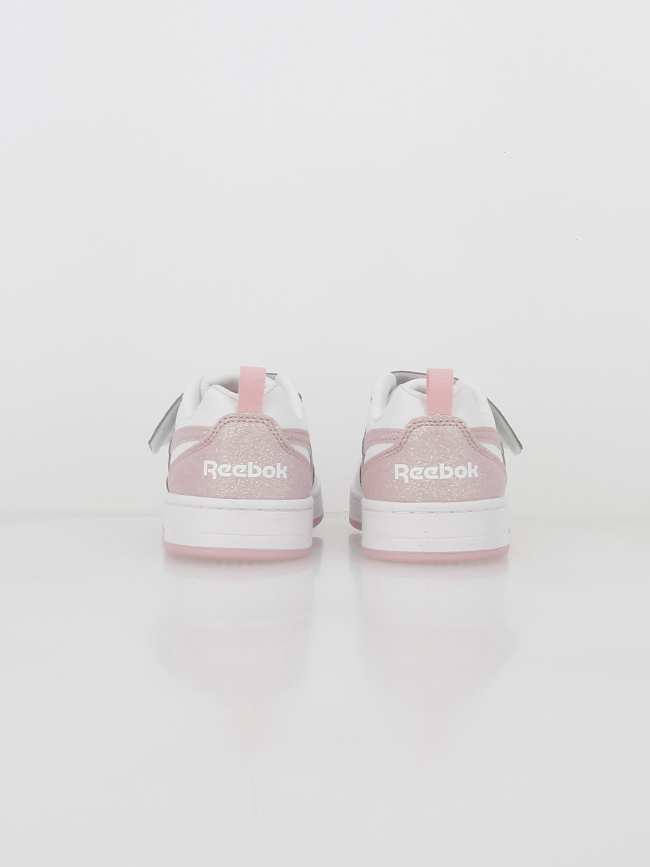 Baskets à scratch royal prime paillette blanc fille - Reebok