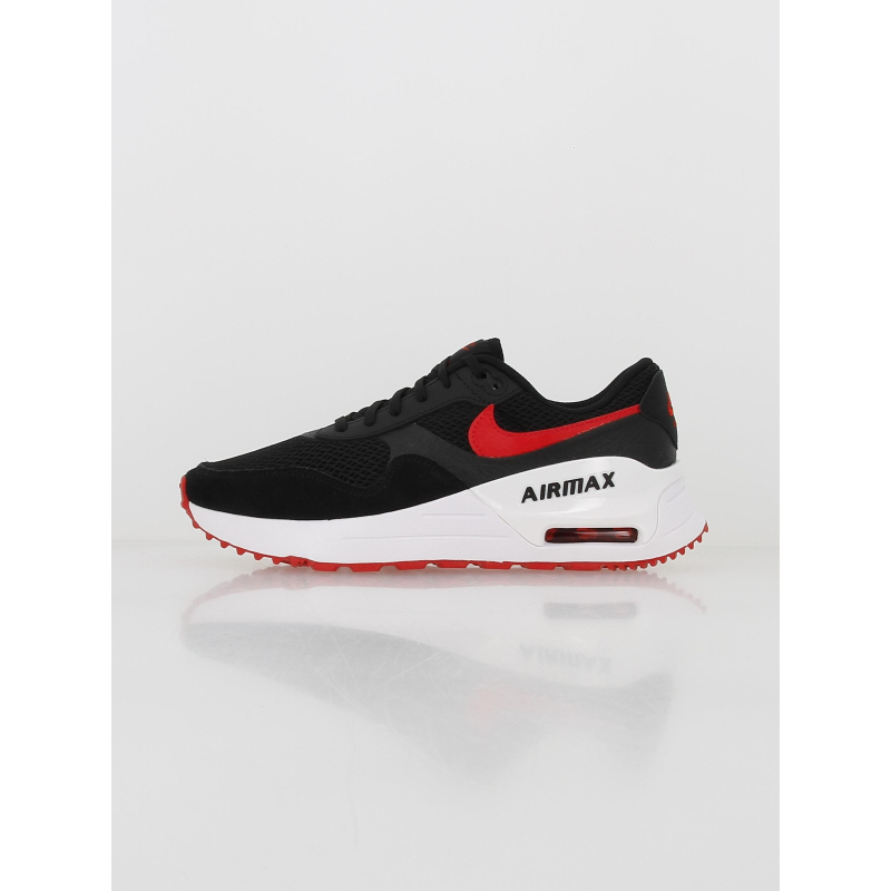 Air max baskets system noir rouge homme - Nike