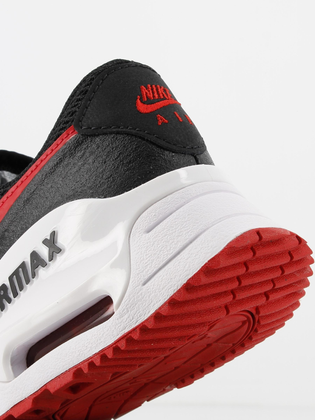 Air max baskets system noir rouge homme - Nike