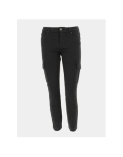 Pantalon cargo missouri noir femme - Only