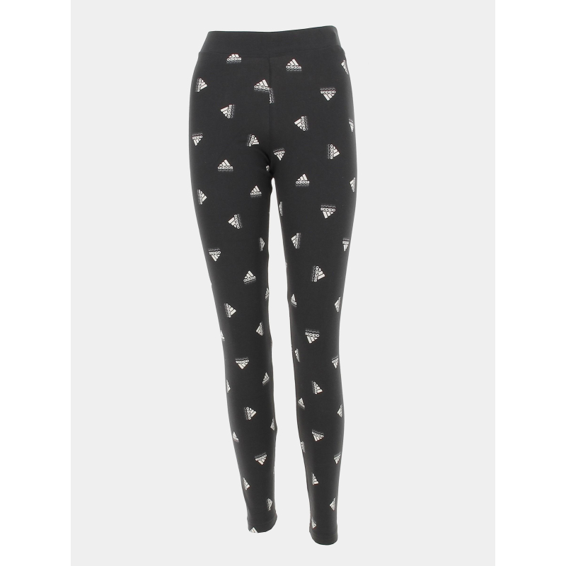 Legging de sport moulant noir fille - Adidas