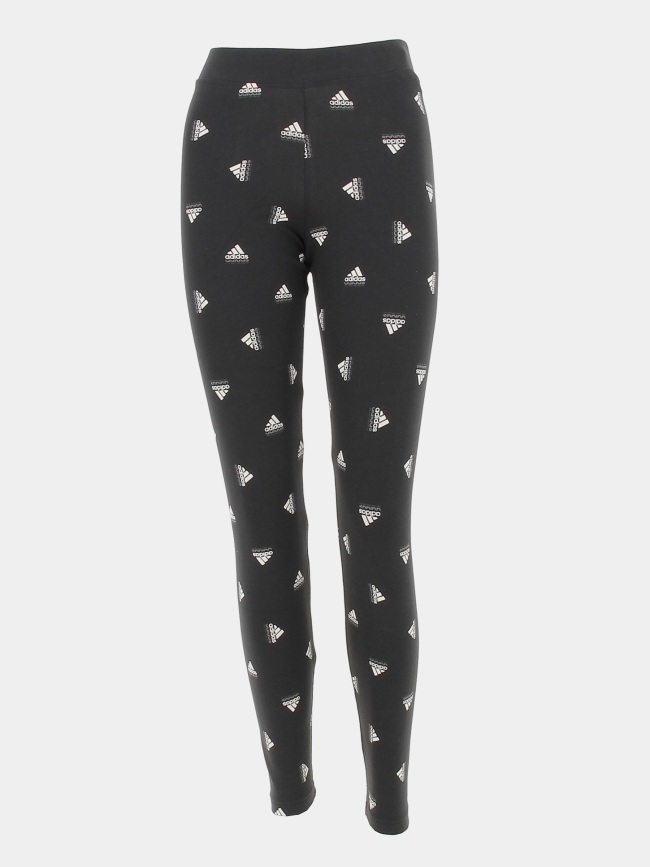 Legging de sport moulant noir fille - Adidas