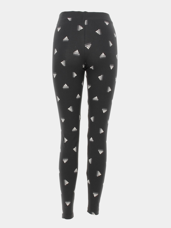 Legging de sport moulant noir fille - Adidas