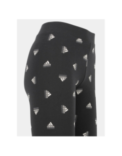 Legging de sport moulant noir fille - Adidas