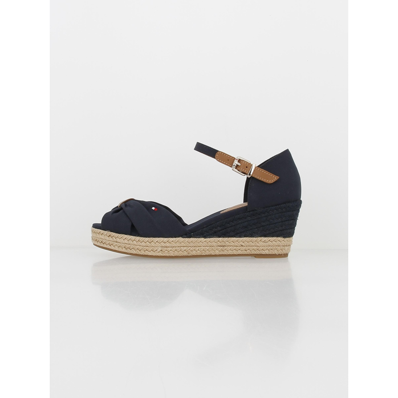 Sandales compensées bleu marine femme - Tommy Hilfiger