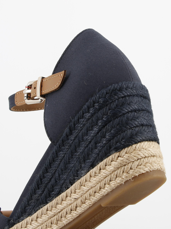 Sandales compensées bleu marine femme - Tommy Hilfiger