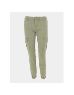 Pantalon cargo missouri kaki clair femme - Only