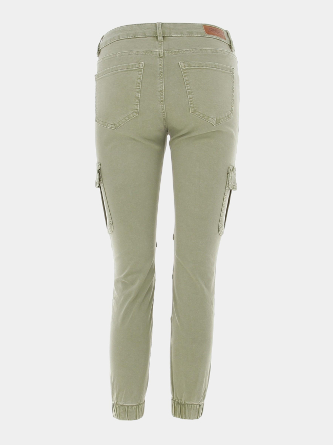 Pantalon cargo missouri kaki clair femme - Only