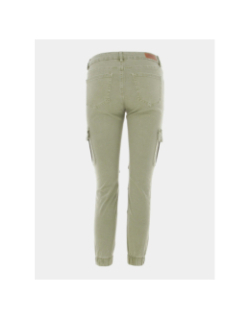 Pantalon cargo missouri kaki clair femme - Only