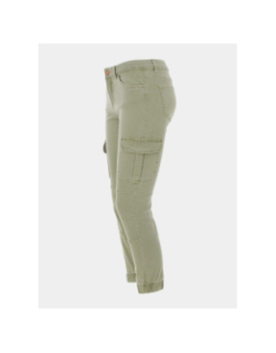 Pantalon cargo missouri kaki clair femme - Only