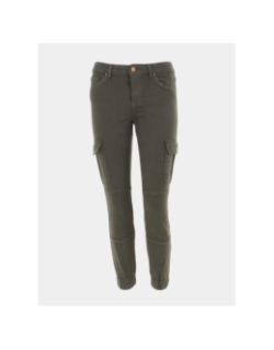 Pantalon cargo missouri kaki foncé femme - Only