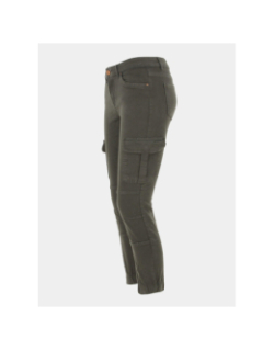 Pantalon cargo missouri kaki foncé femme - Only