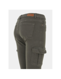 Pantalon cargo missouri kaki foncé femme - Only