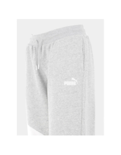 Jogging tricolore gris blanc noir fille - Puma