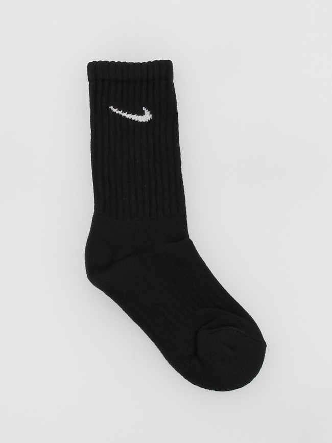 Pack 3 paires de chaussettes crew noir - Nike