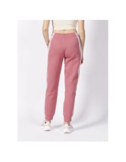 Jogging regular 3 stripes rose femme - Adidas