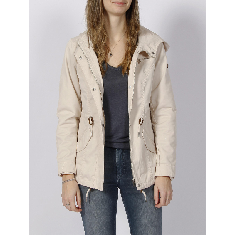 Veste parka lorca beige femme - Only