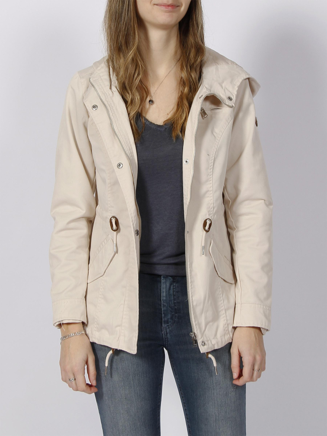 Veste parka lorca beige femme - Only