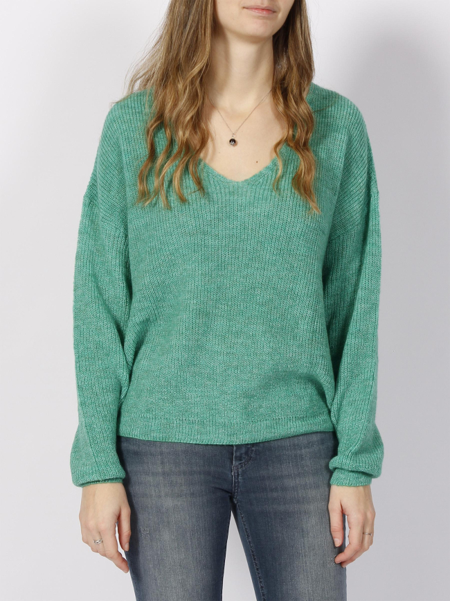 Pull laine mag vert femme - Teddy Smith