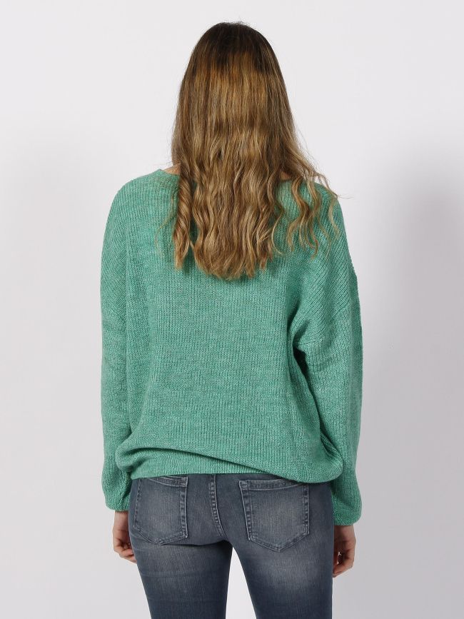 Pull laine mag vert femme - Teddy Smith