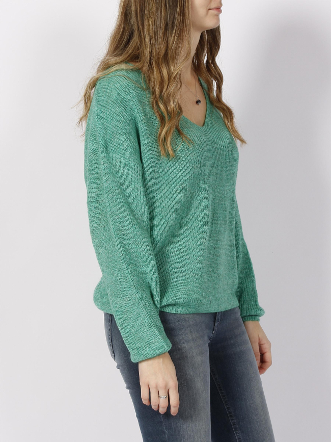 Pull laine mag vert femme - Teddy Smith