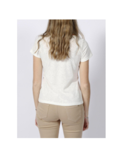 T-shirt mendy blanc femme - Deeluxe