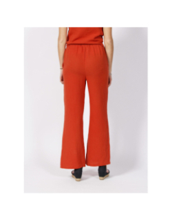 Pantalon fluide dana orange femme - Deeluxe