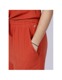 Pantalon fluide dana orange femme - Deeluxe