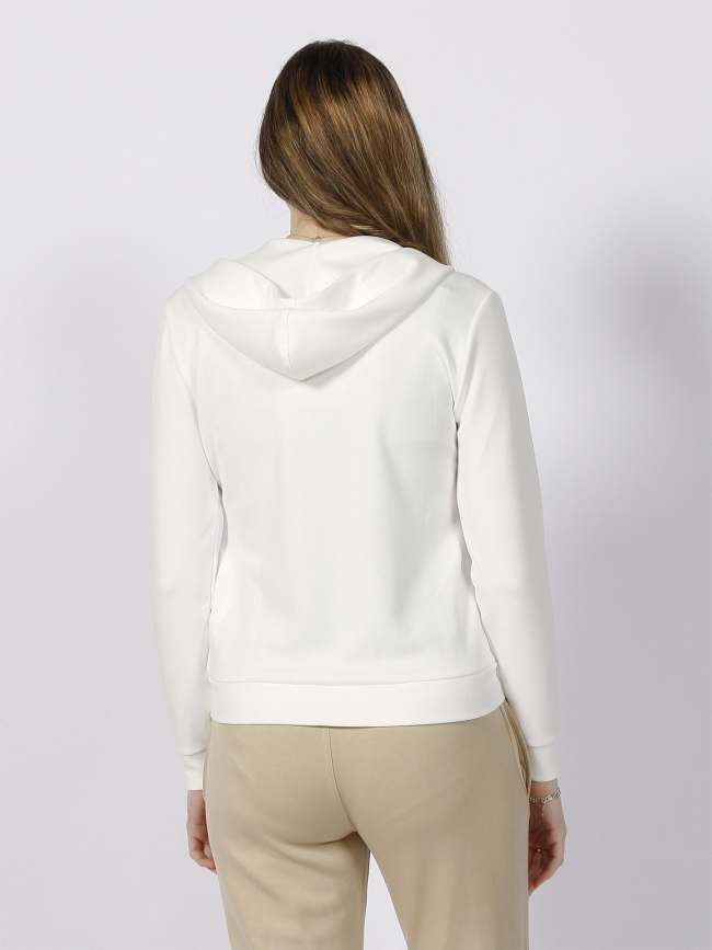 Sweat zippé à capuche dorkay blanc femme - Sun Valley