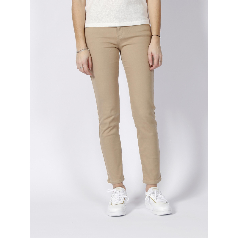 Jean slim petra beige femme - Morgan