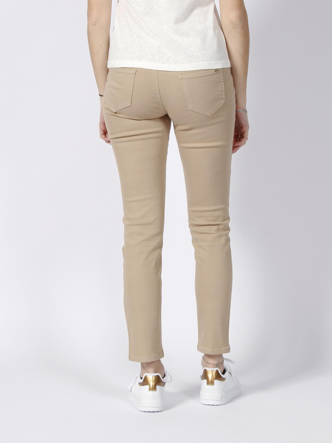 Jean slim petra beige femme - Morgan