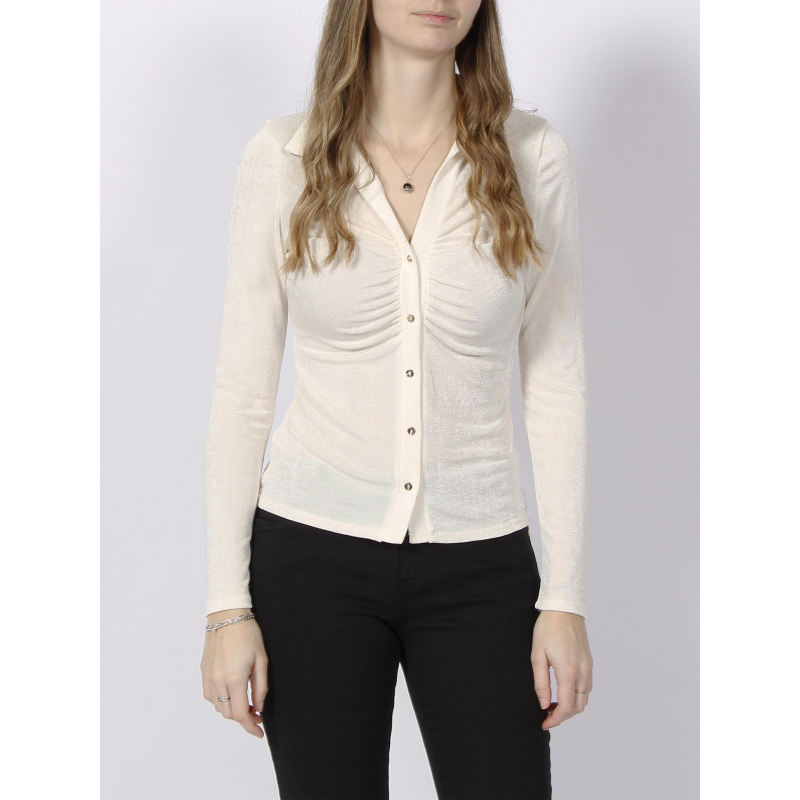 Chemisier twilu blanc ivoire femme - Morgan