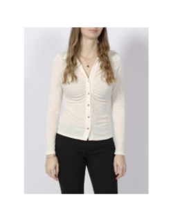 Chemisier twilu blanc ivoire femme - Morgan