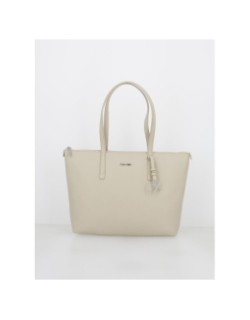 Sac cabas must shopper beige femme - Calvin Klein