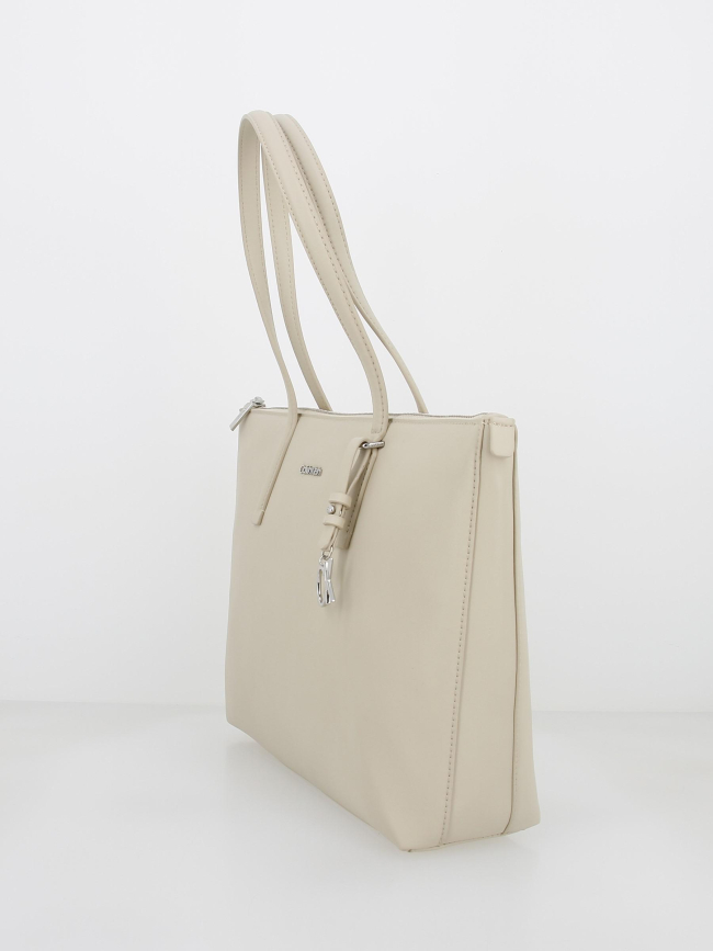 Sac cabas must shopper beige femme - Calvin Klein