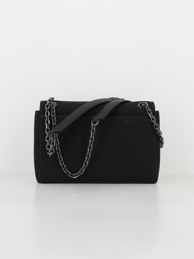 Sac à main re-lock conv suede noir femme - Calvin Klein