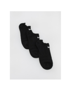 Pack 3 paires de chaussettes invisible noir - Nike