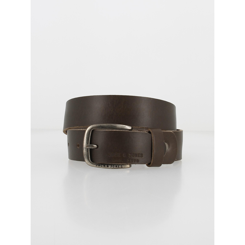 Ceinture en cuir paul castelrock marron homme - Jack & Jones