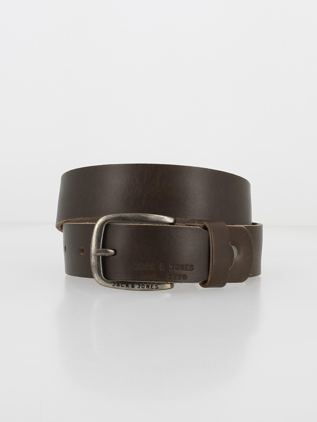 Ceinture en cuir paul castelrock marron homme - Jack & Jones