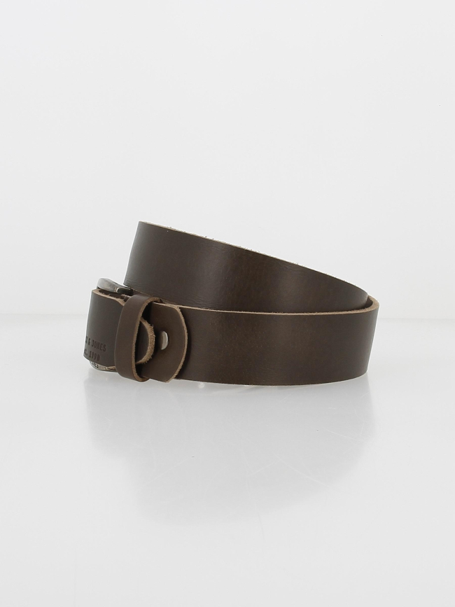 Ceinture en cuir paul castelrock marron homme - Jack & Jones