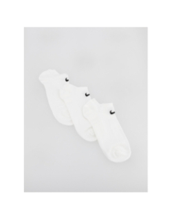 Pack 3 paires de chaussettes basses blanc - Nike