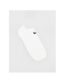 Pack 3 paires de chaussettes basses blanc - Nike