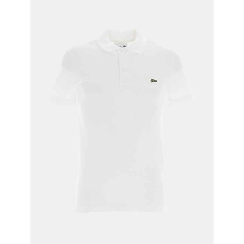 Polo basic manches courtes blanc homme - Lacoste