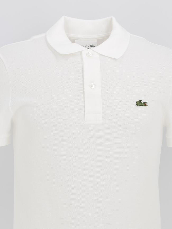 Polo basic manches courtes blanc homme - Lacoste