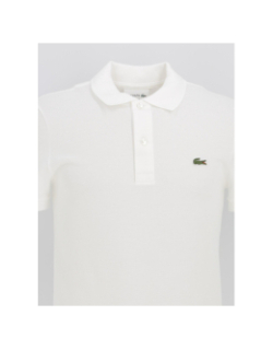 Polo basic manches courtes blanc homme - Lacoste