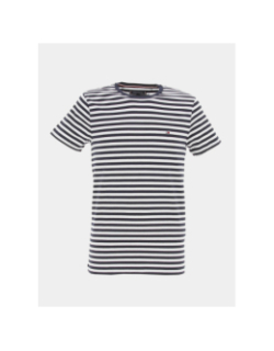 T-shirt marinière stretch bleu marine homme - Tommy Hilfiger