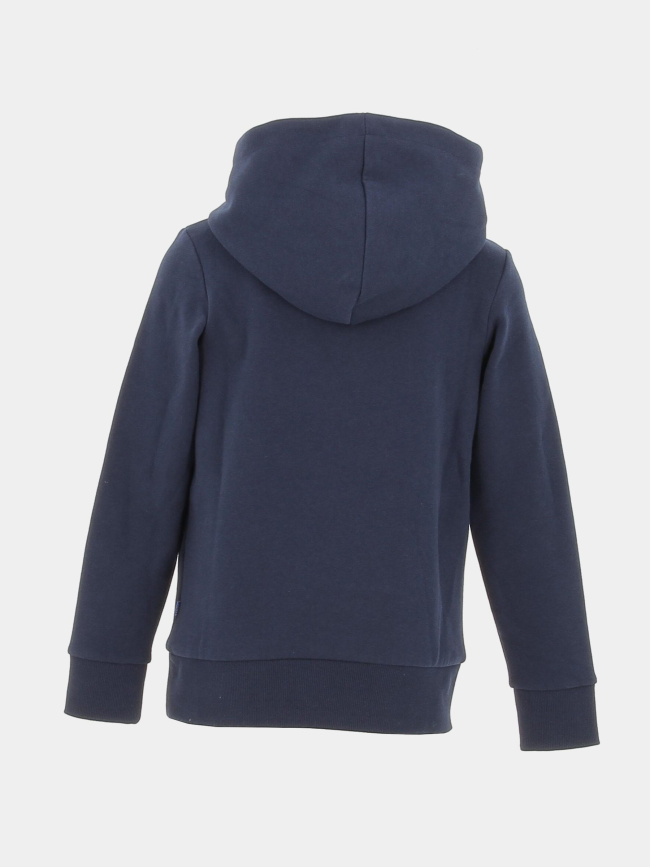 Sweat à capuche logo hood bleu garçon - Jack & Jones