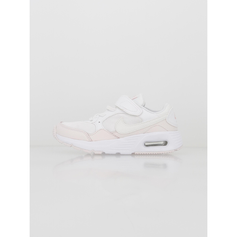 Air max baskets à scratch sc blanc rose enfant - Nike